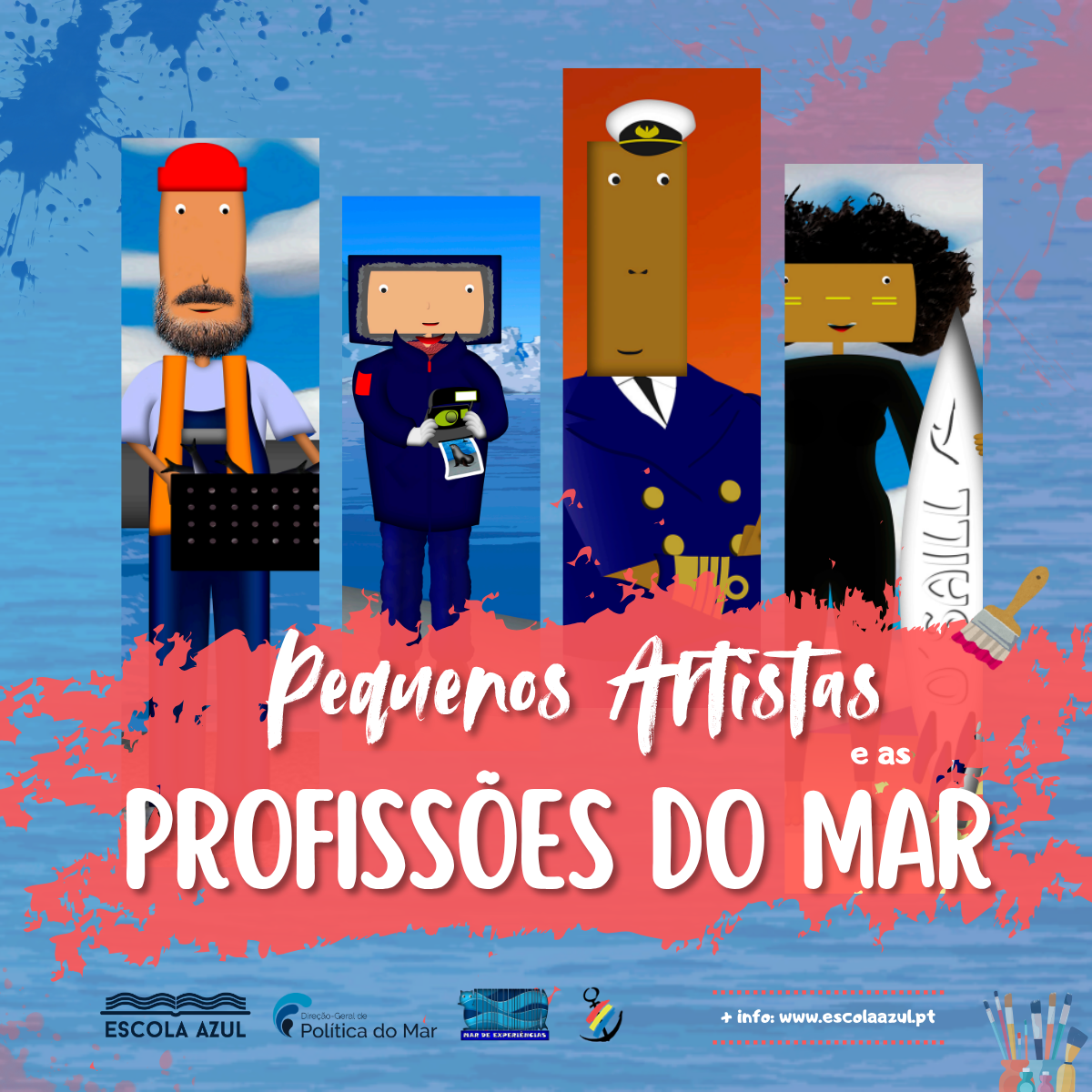 Pequenos Artistas e as "Profissões do Mar"
