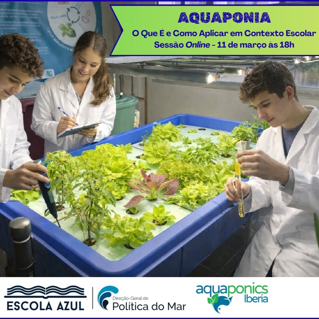 Webinar "Aquaponia: O Que É e Como Aplicar em Contexto Escolar"